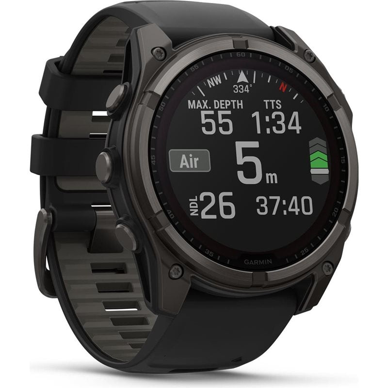 Träningsklocka Garmin Fenix 8 Sapphire Solar 51mm black/black