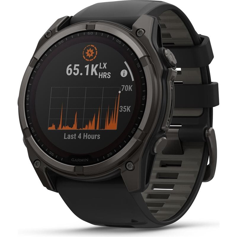 Träningsklocka Garmin Fenix 8 Sapphire Solar 51mm black/black