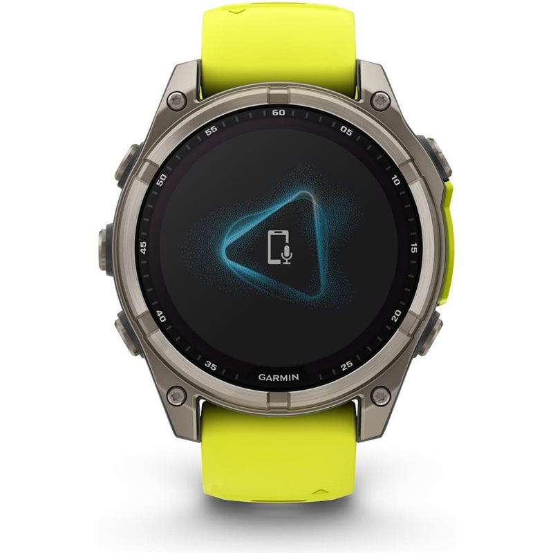 Träningsklocka Garmin Fenix 8 Sapphire Solar 51mm grey/yellow