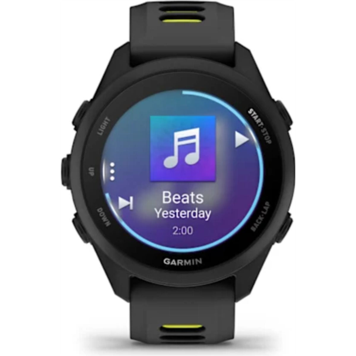 Träningsklocka Garmin Forerunner 170 Music Black/Amp Yellow