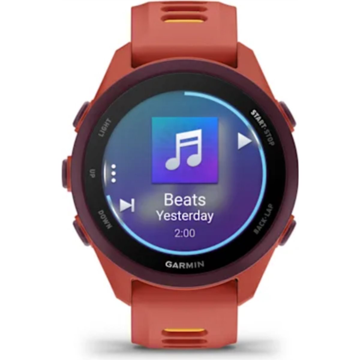 Träningsklocka Garmin Forerunner 170 Music Red Pink/Mango