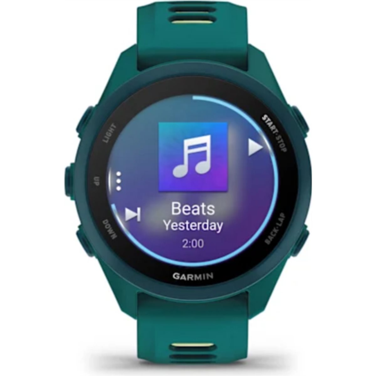 Träningsklocka Garmin Forerunner 170 Music Teal Green/Yellow