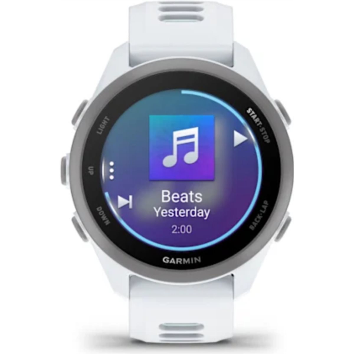 Träningsklocka Garmin Forerunner 170 Music Whitestone/Cloud Blue