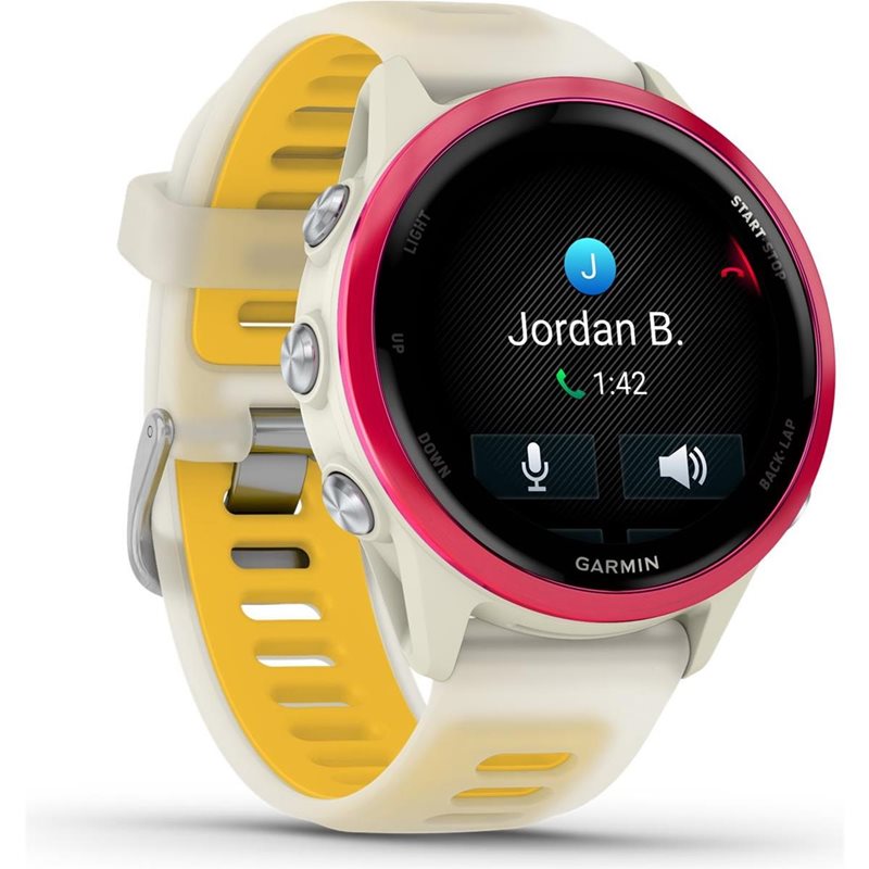 Träningsklocka Garmin Forerunner 570 - 42mm Bone/Raspberry/Mango