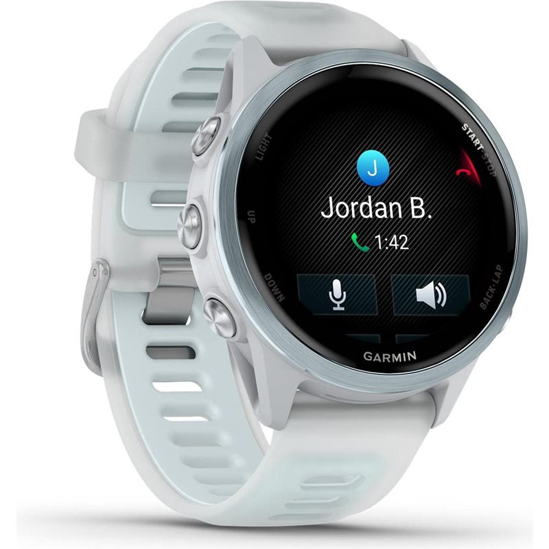 Träningsklocka Garmin Forerunner 570 - 42mm Whitestone/Cloud Blue