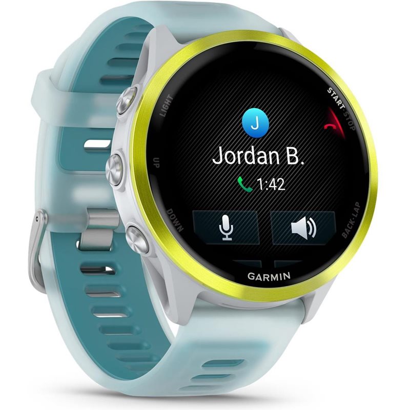 Träningsklocka Garmin Forerunner 570 - 47mm Whitestone/Amp Yellow