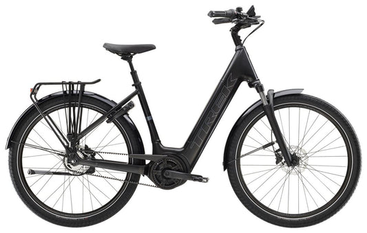 Trek Elcykel Dam District+ 4 Lowstep 545wh Trek Black Satin