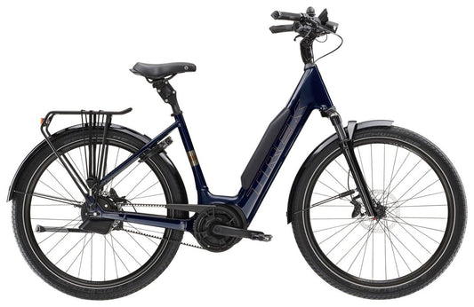 Trek Elcykel Dam District+ 5 Lowstep Deep Dark Blue