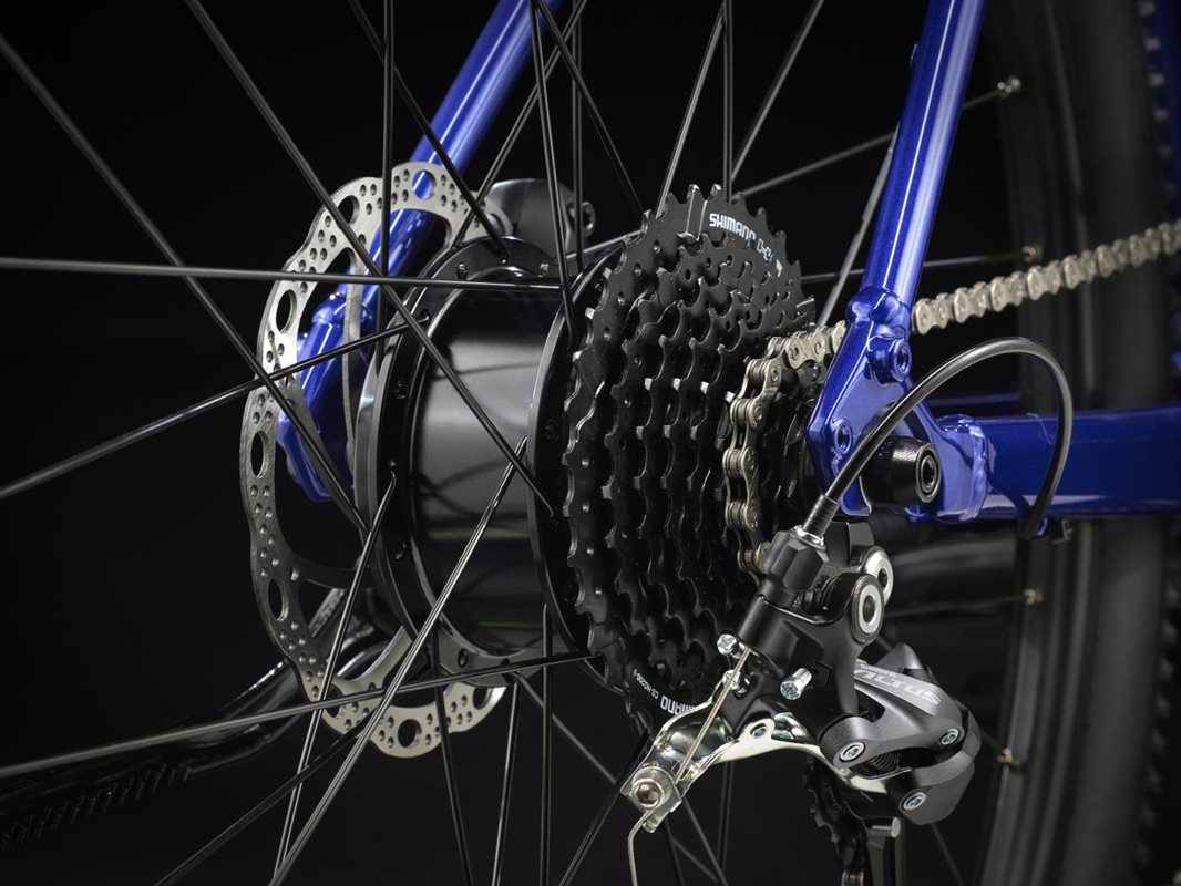 Trek Elcykel Dam Dual Sport+ 2 Stagger Hex Blue X-Large