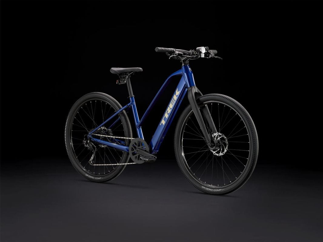 Trek Elcykel Dam Dual Sport+ 2 Stagger Hex Blue X-Large