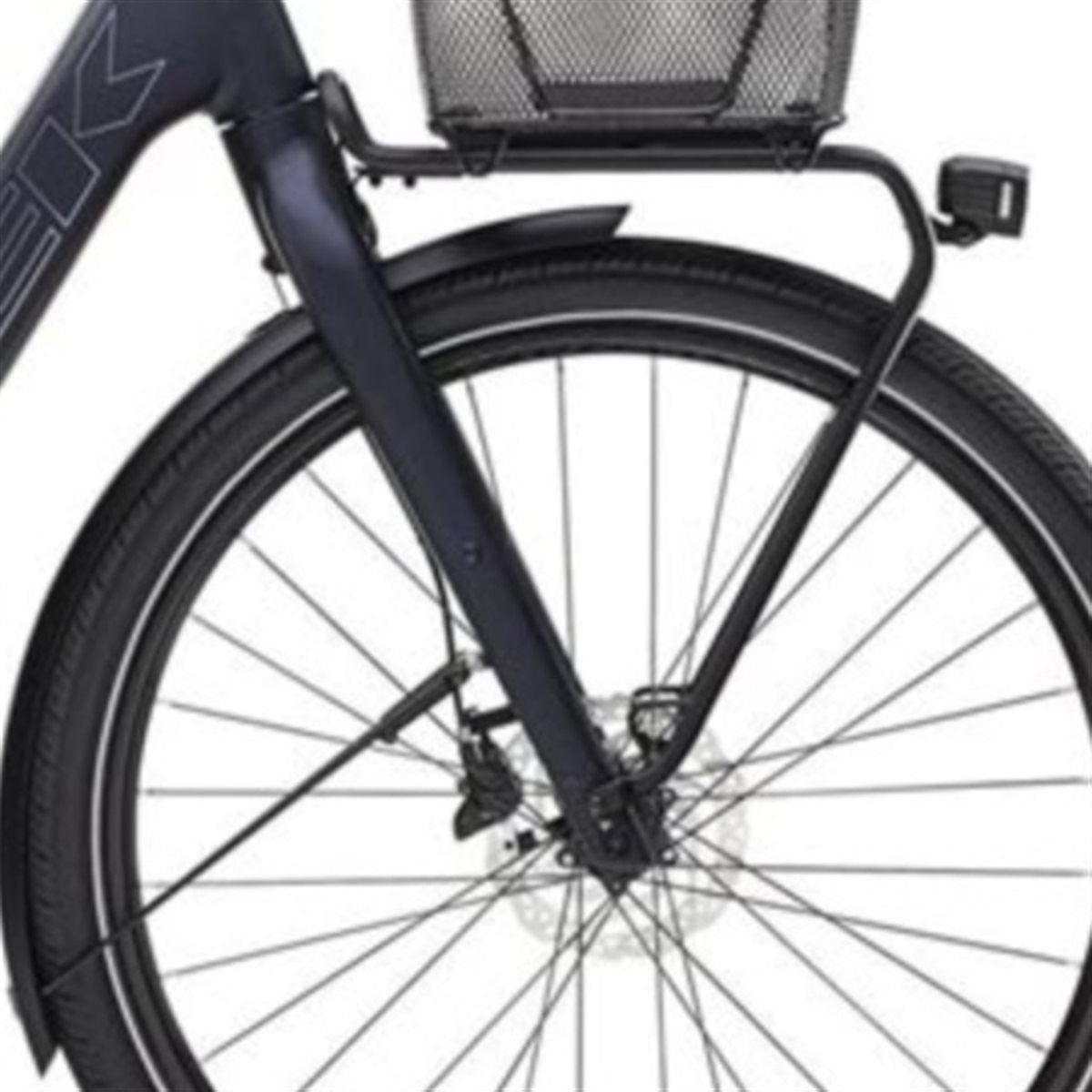 Trek Elcykel Hybrid District+ 1C Lowstep Matte Deep Dark Blue