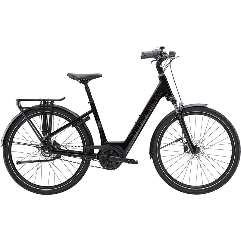 Trek Elcykel Hybrid District+ 2 Belt Lowstep Trek Black