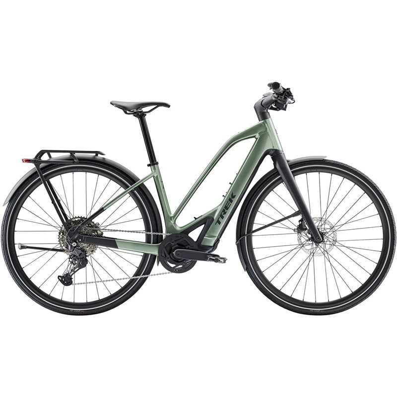 Trek Elcykel Hybrid FX+ 7 Midstep Lichen Green Gloss