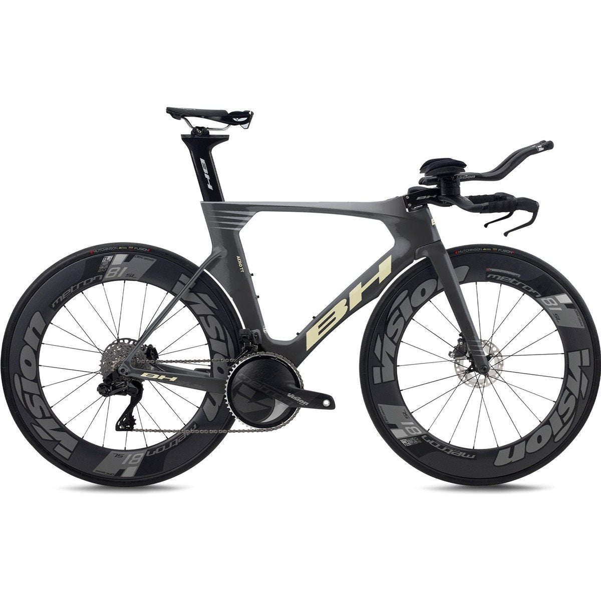 Triathlon Cykel BH Aero TT 8.0 Dark Grey/Cream/Light Grey
