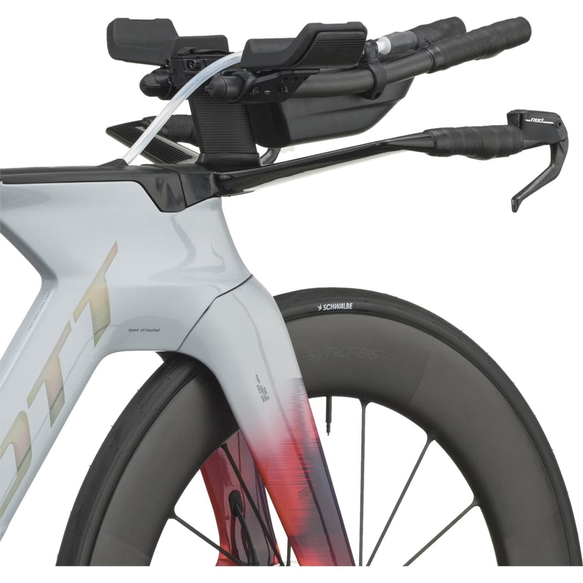 Triathloncykel Scott Plasma RC Ultimate Narwal Grey/Gloaming Orange
