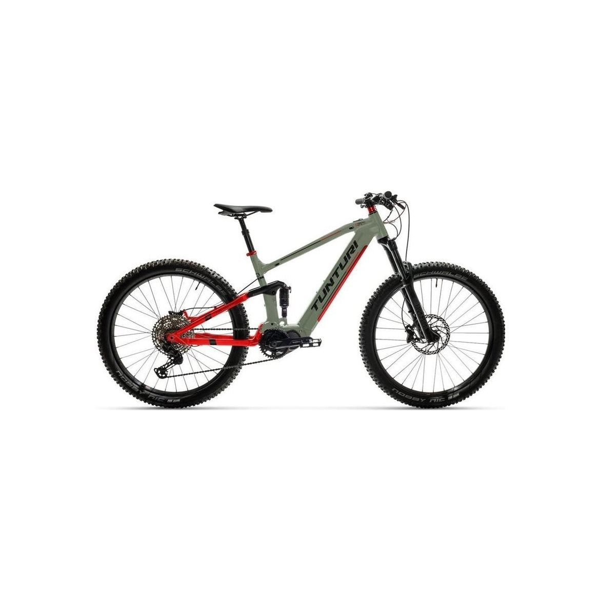 Tunturi El MTB e275Full 630Wh Matt Green