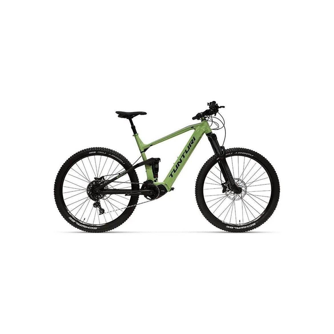 Tunturi El MTB e290Full 630Wh Green/Black Grön/Svart