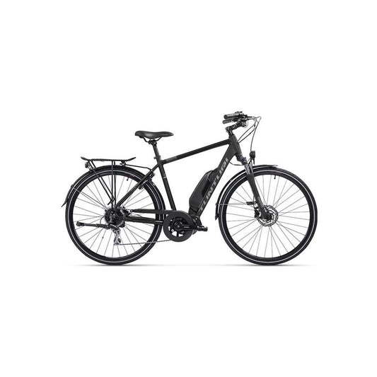Tunturi Elcykel Hybrid eMotion Herr Matt Black/Chrome Matte Black/Chro