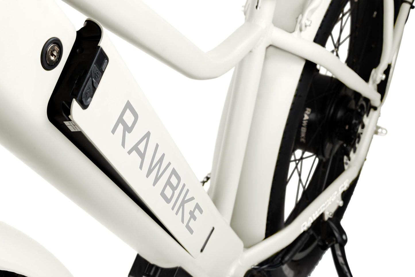 Rawbike Elcykel Urban vit