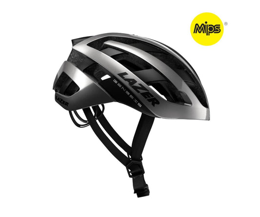 Cykelhjälm Lazer Genesis MIPS Gloss Titanium
