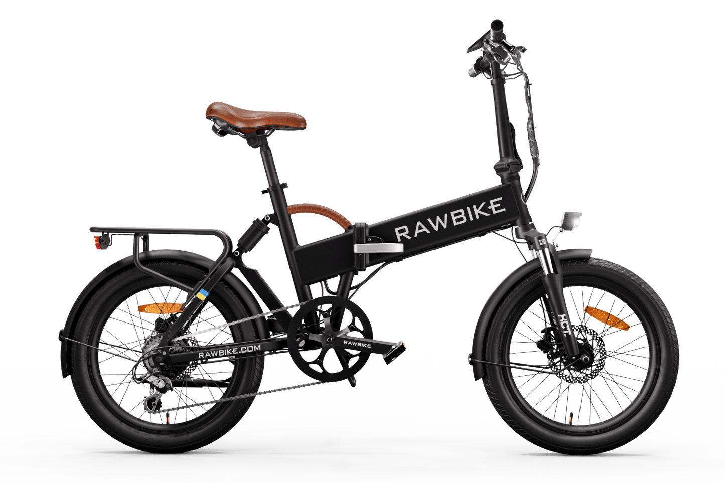 Rawbike Elcykel City Jet black