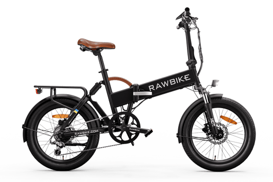 Rawbike Elcykel City Jet black