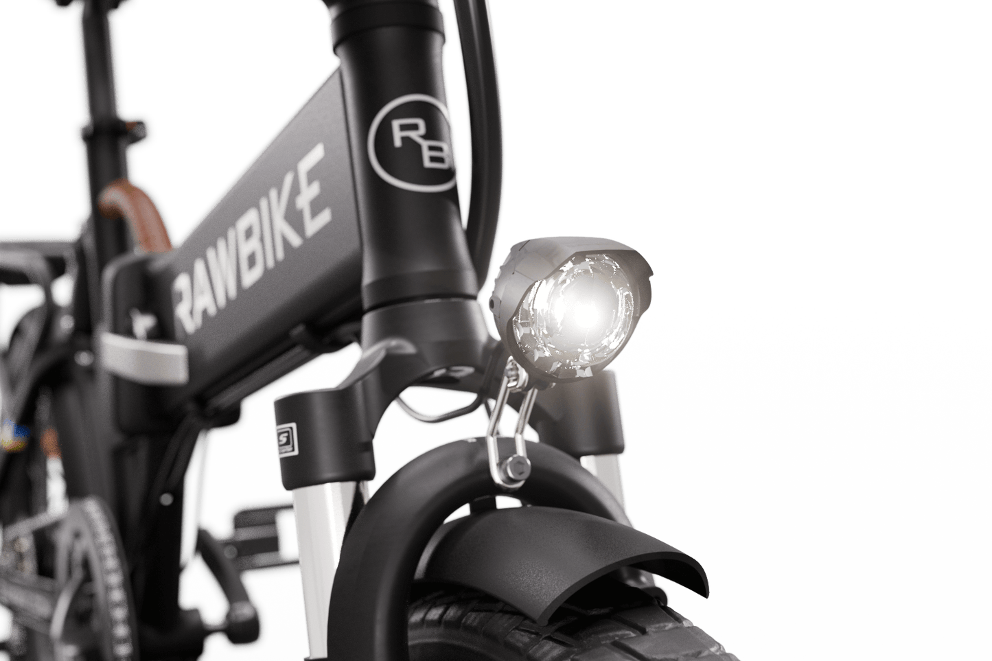 Rawbike Elcykel City Jet black