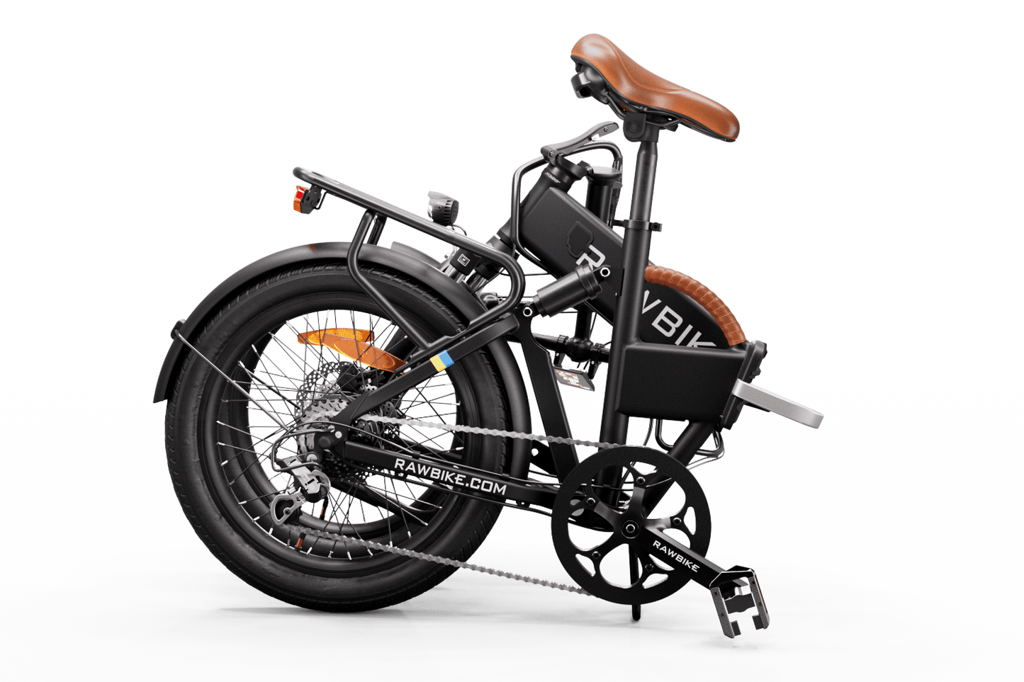 Rawbike Elcykel City Jet black