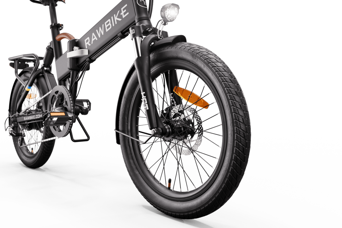 Rawbike Elcykel City Jet black