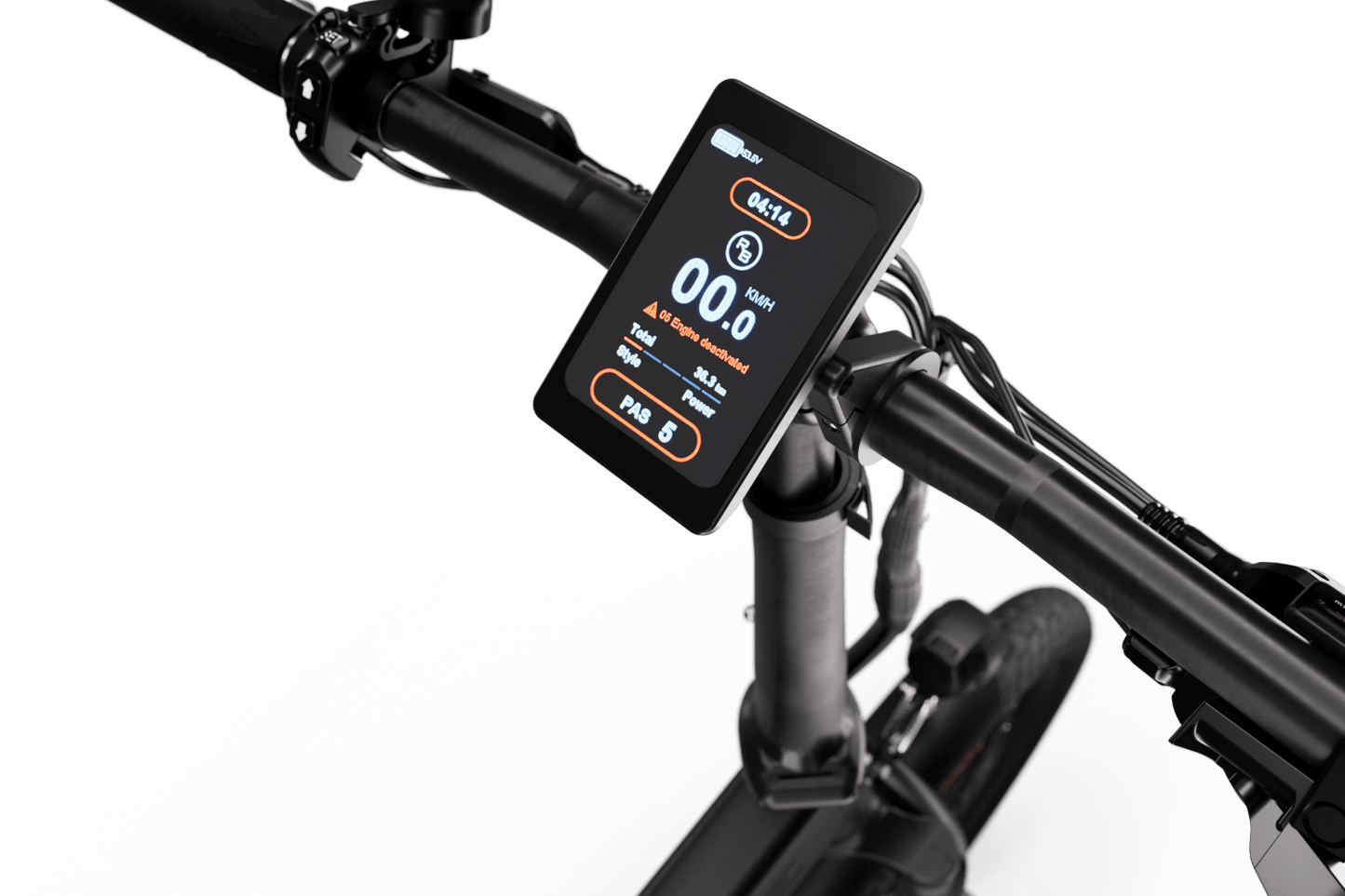 Rawbike Elcykel City Jet black