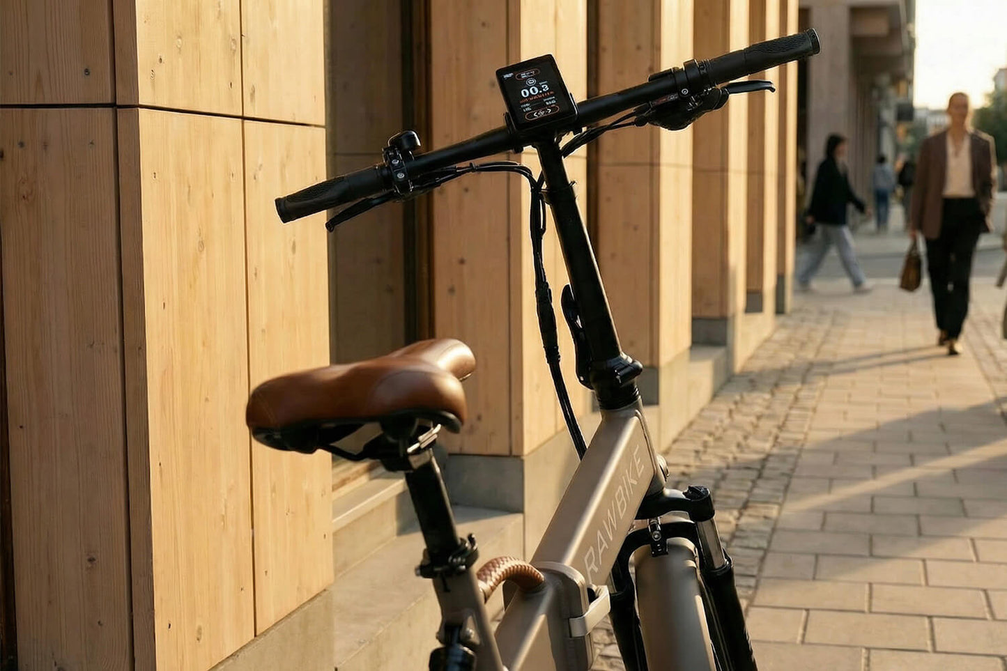 Rawbike Elcykel City Jet black