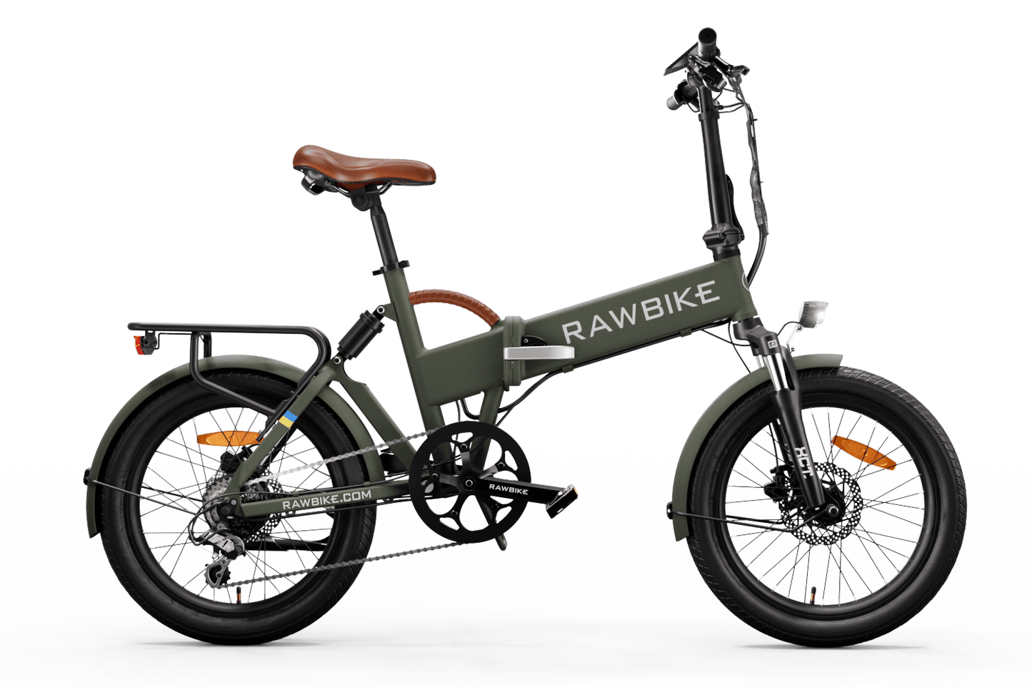 Rawbike Elcykel City Camo Green