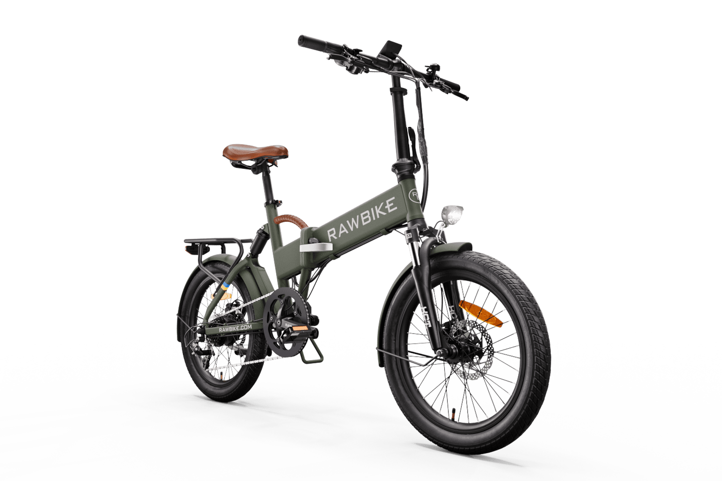 Rawbike Elcykel City Camo Green