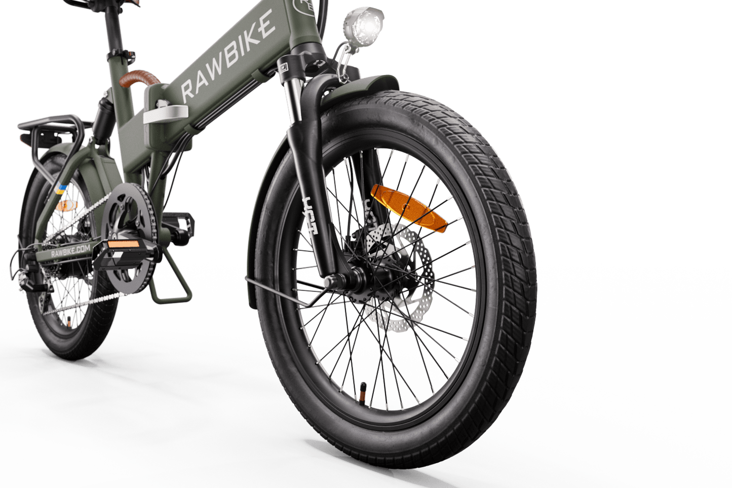 Rawbike Elcykel City Camo Green