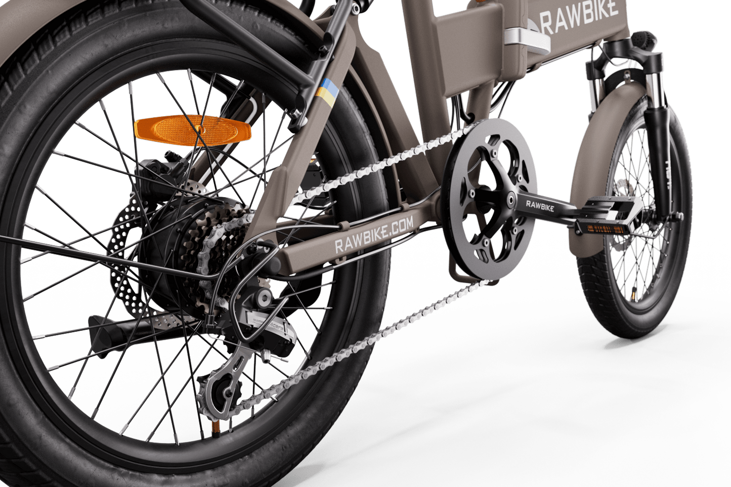 Rawbike Elcykel City Sand Beige