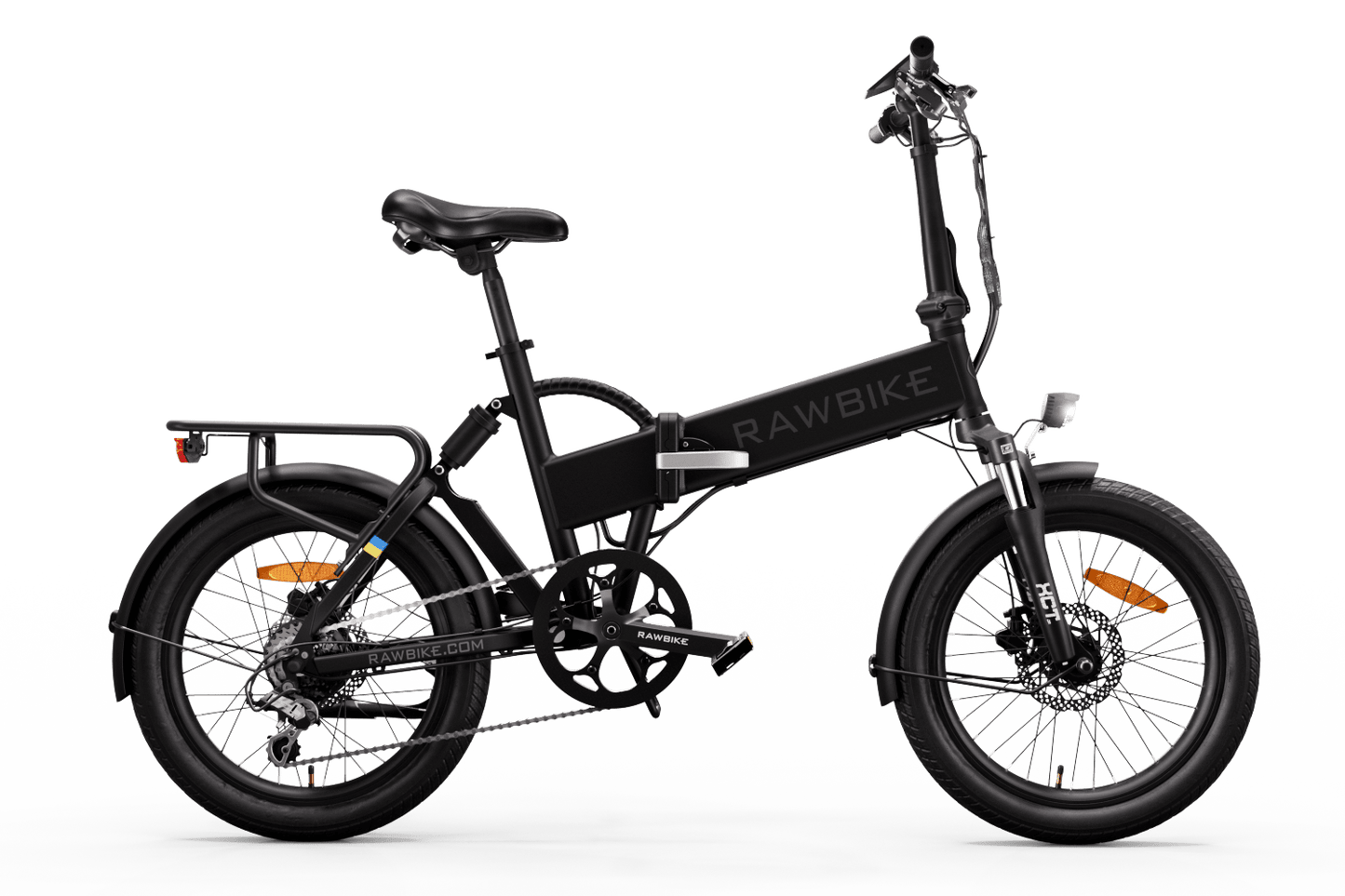 Rawbike Elcykel City Jet black Onyx