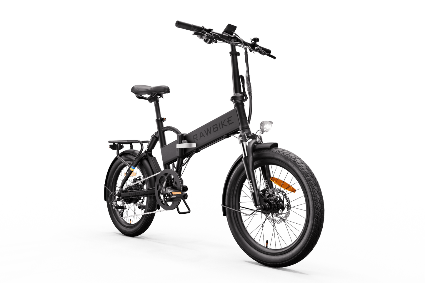 Rawbike Elcykel City Jet black Onyx