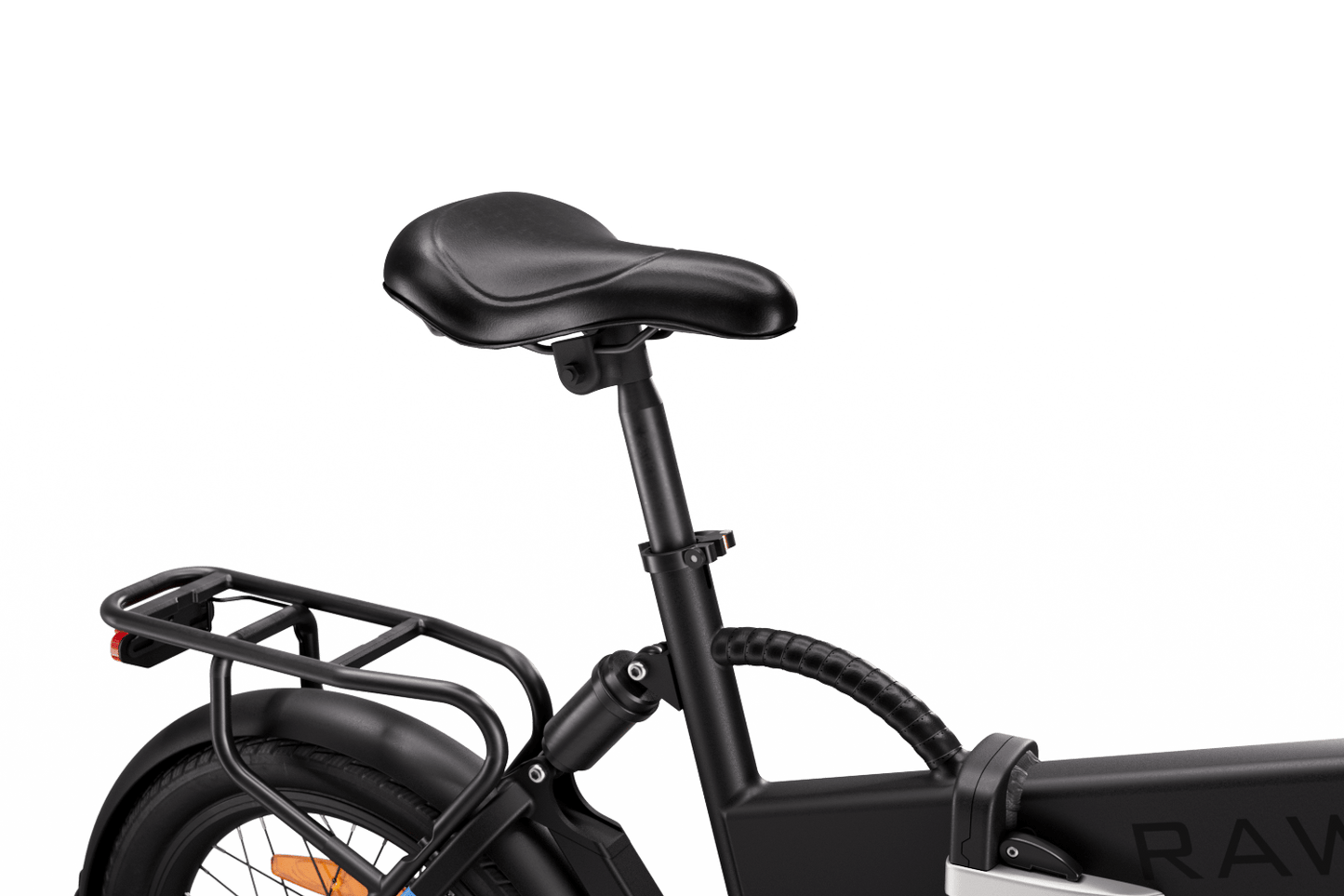 Rawbike Elcykel City Jet black Onyx