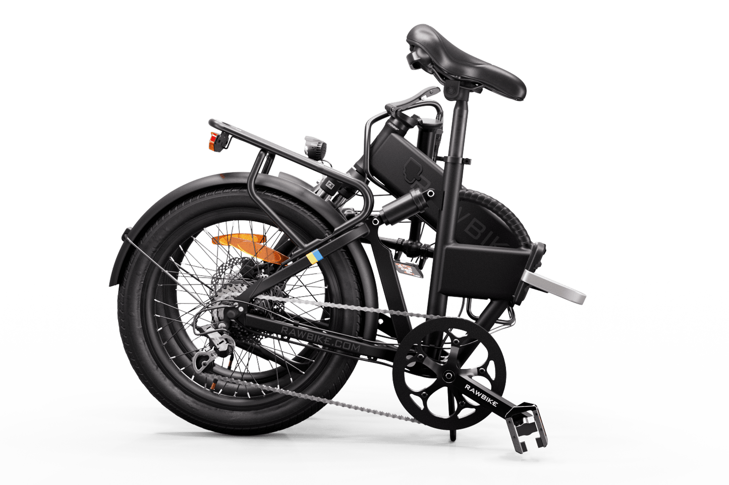Rawbike Elcykel City Jet black Onyx