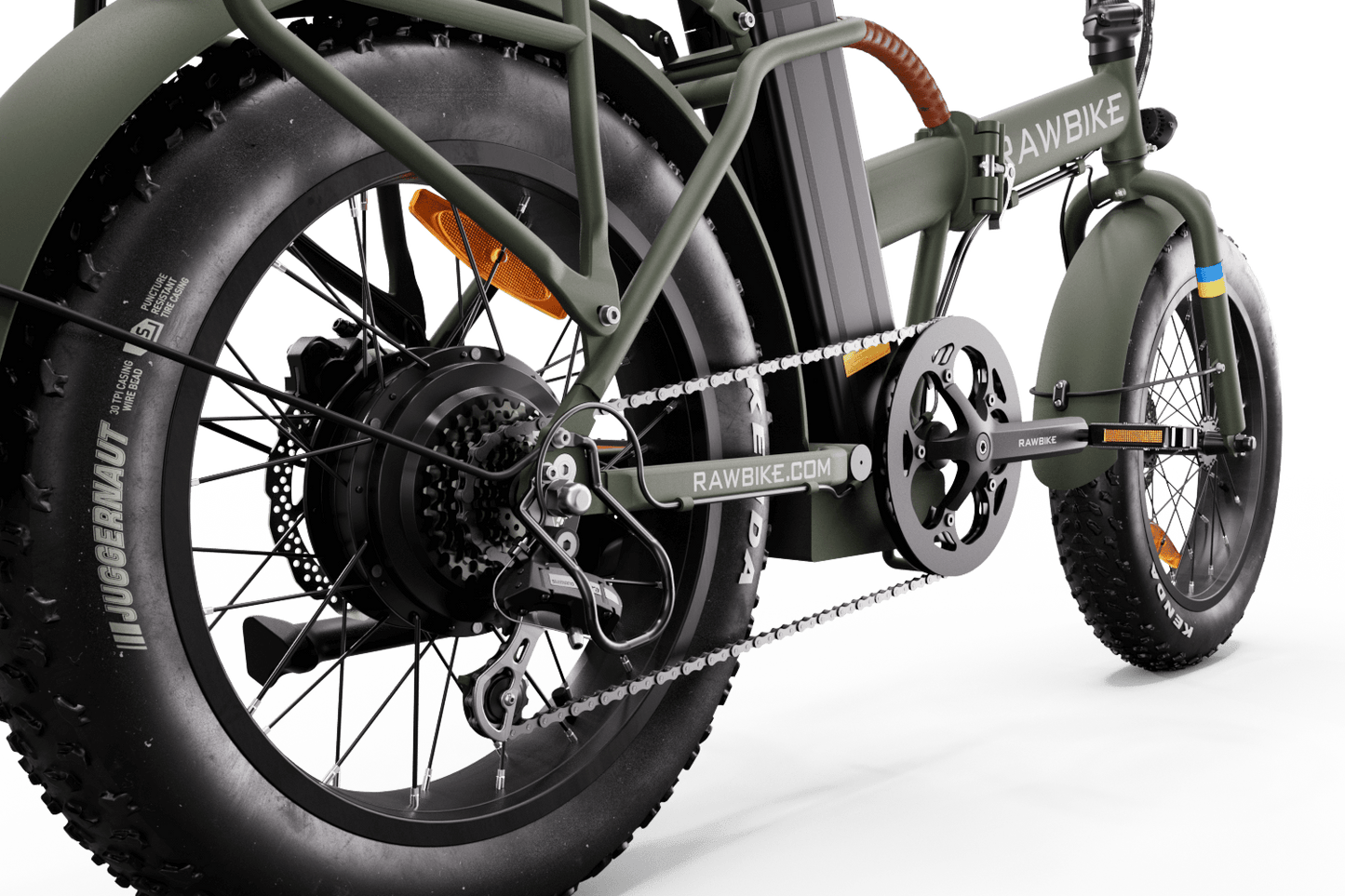 Elcykel RAWBIKE Classic Camo Green