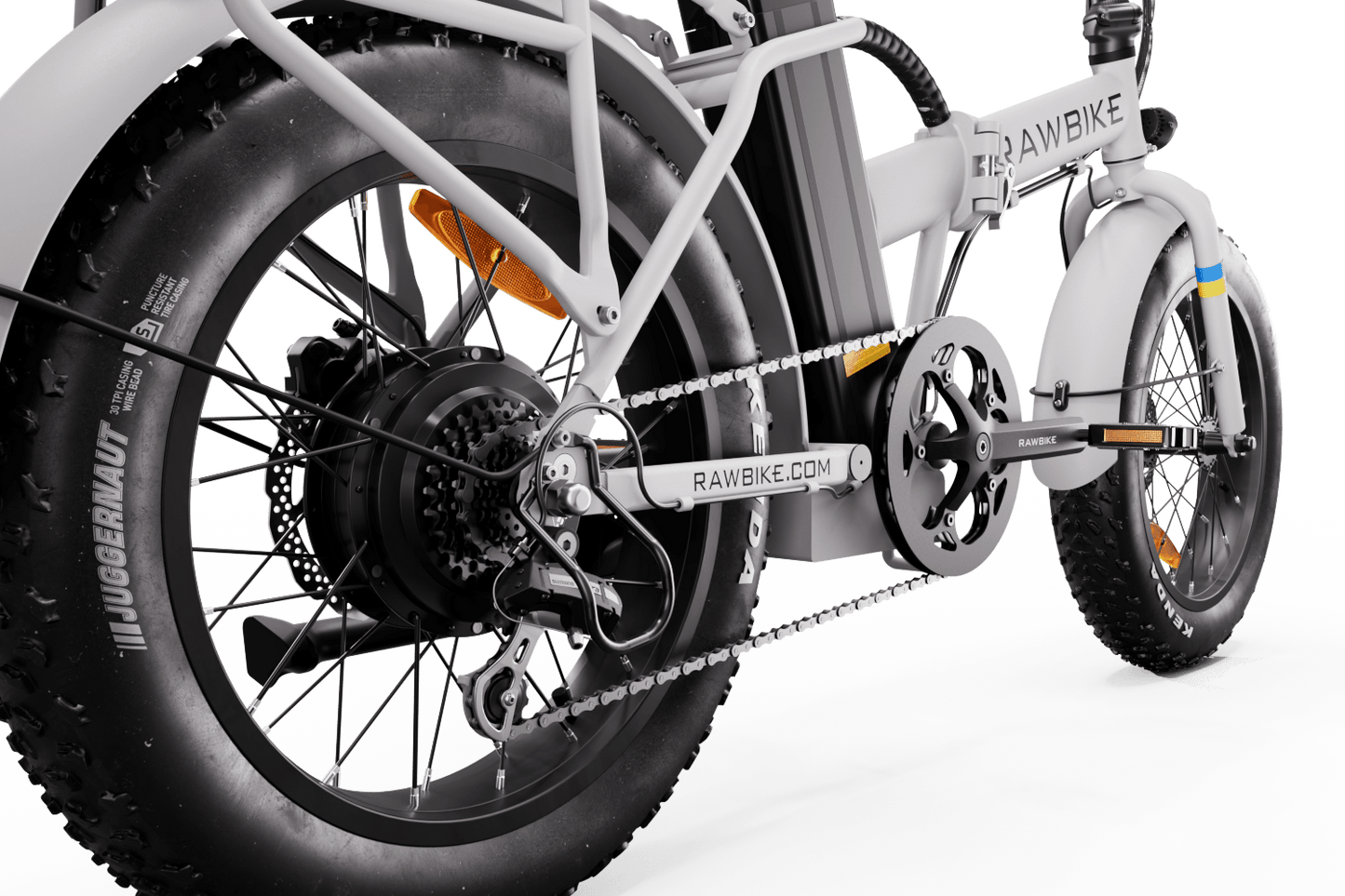 Elcykel RAWBIKE Classic Polar White