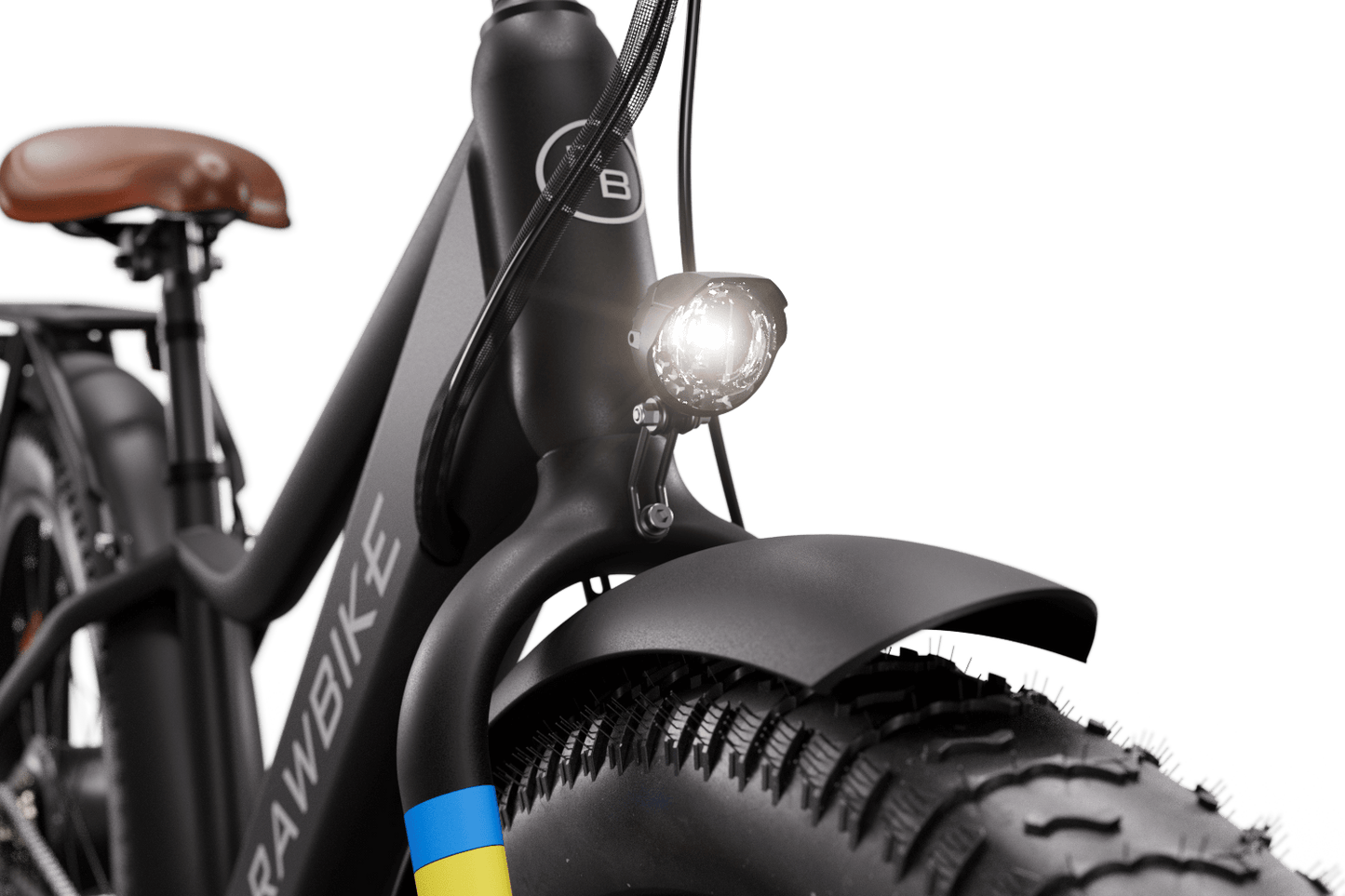 Rawbike Elcykel Urban Jet Black