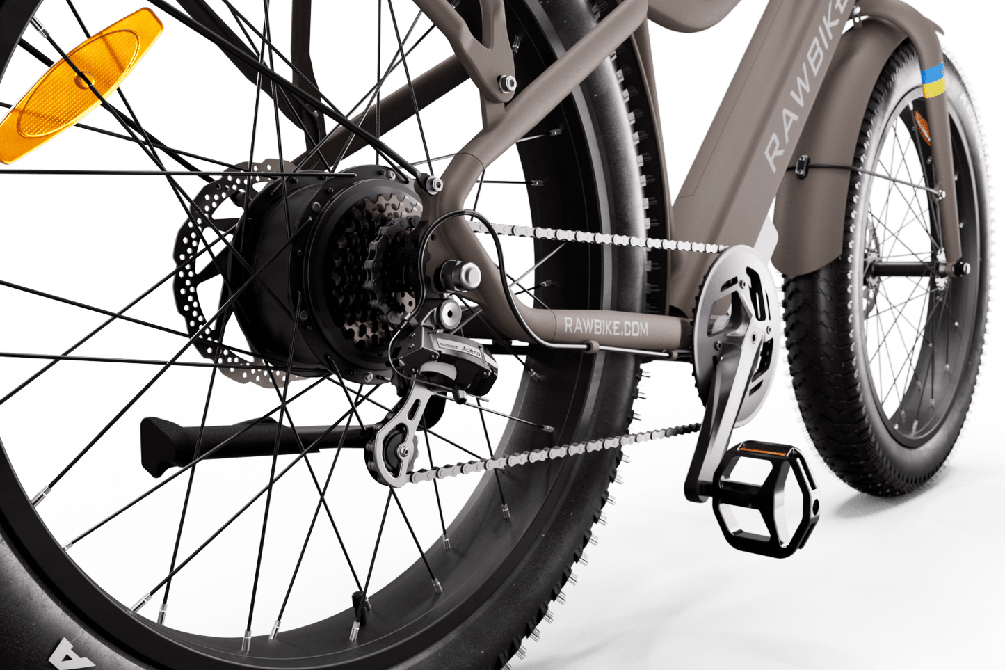 Rawbike Elcykel Urban Sand Beige