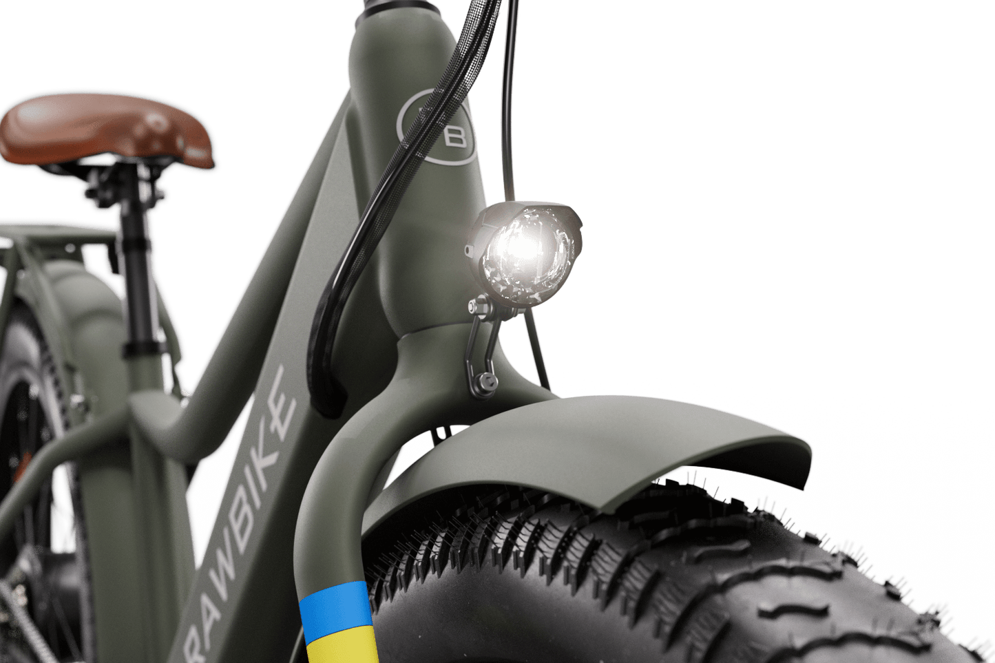 Rawbike Elcykel Urban Camo Green