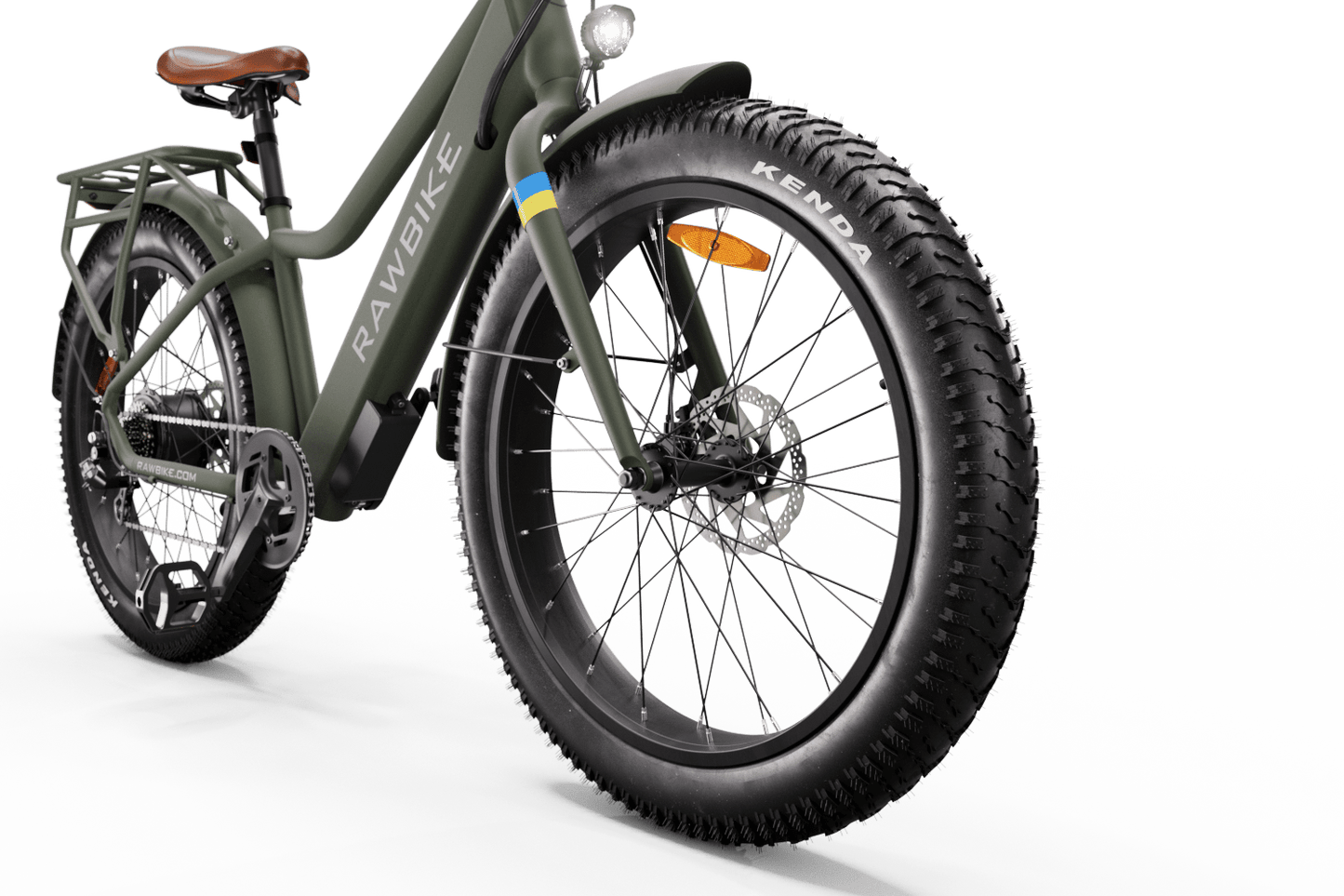 Rawbike Elcykel Urban Camo Green