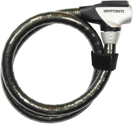 Vajerlås Kryptonite Kryptoflex 2080 Armored 80 cm svart/grå