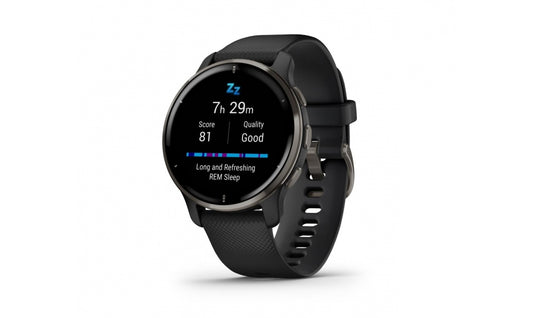Smartwatch Garmin Venu 2 Plus AMOLED svart/skiffergrå
