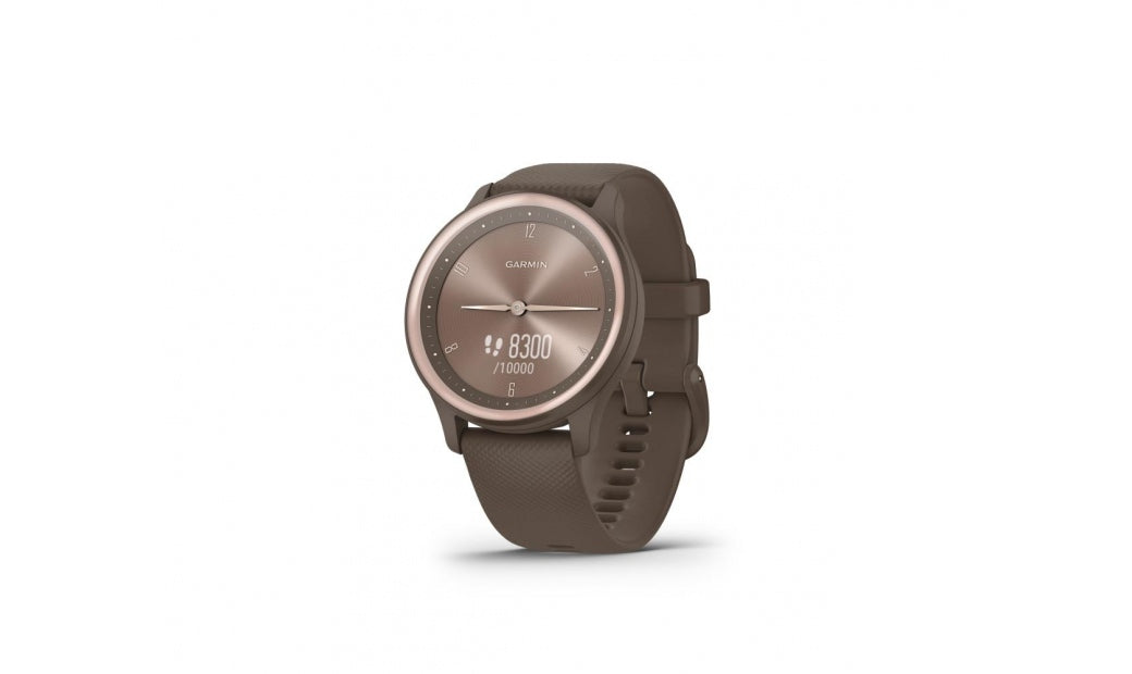 Smartwatch Garmin Vivomove Sport cocoa brun/peach gold