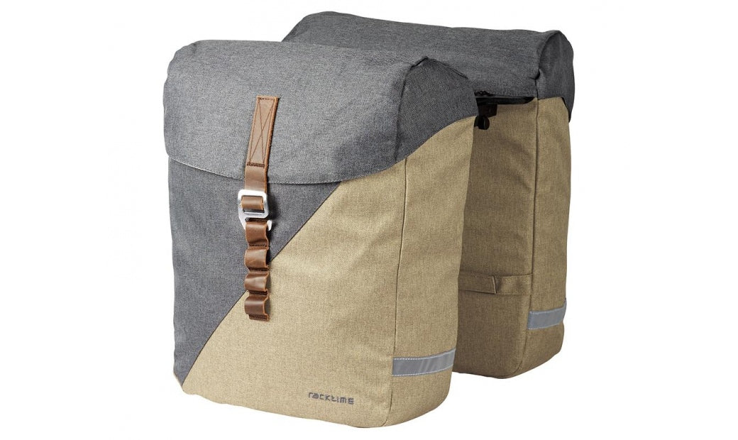 Packväska Racktime Heda 2x12 L svart/brun