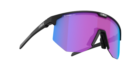 Cykelglasögon Bliz Hero Small Nano Optics  Violet with Blue Nordic Light svart